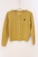画像1: Fi.n.t / ロンドン兵隊刺繍ニットカーディガン F マスタード O-26-03-19-001-CA-TO-OW-OS (1)