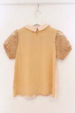 画像3: axes femme / バタフライレース使いブラウス風カットソー M オレンジ O-26-03-19-032-AX-BL-OW-OS (3)