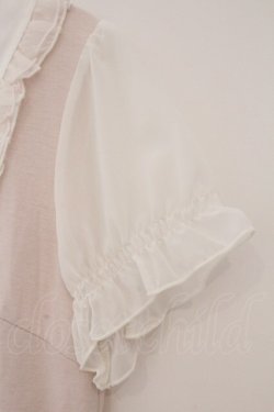 画像3: LIZ LISA / カットシフォンブラウス  ピンク×シロ O-26-03-19-034-LO-BL-IG-OS