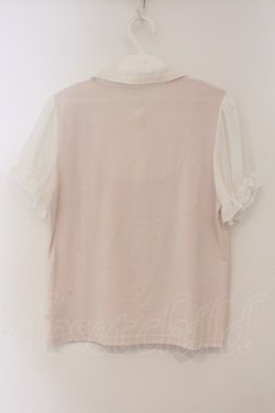 画像4: LIZ LISA / カットシフォンブラウス  ピンク×シロ O-26-03-19-034-LO-BL-IG-OS