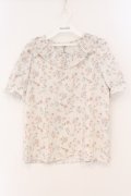 evelyn / フラワープリーツトップス  アイボリー O-26-03-19-036-LO-TO-OW-OS
