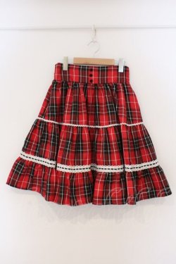 画像1: Eri Aino's collaboration / シャーロットの水曜日スカート M アカ O-26-03-19-005-PU-SK-OW-OS