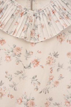 画像2: evelyn / フラワープリーツトップス  アイボリー O-26-03-19-036-LO-TO-OW-OS