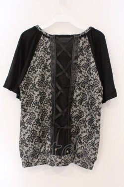 画像3: axes femme / プリントフラワーチュニック  クロ O-26-03-19-043-AX-TO-IG-OS