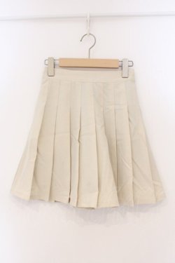 画像1: Fi.n.t / プリーツミニスカパン F ベージュ O-26-03-19-006-CA-PA-OW-OS