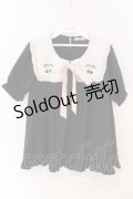 Amavel / チェリー刺繍チュニック F クロ O-26-03-19-047-CA-TO-OW-OS