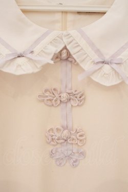 画像2: Amavel / チャイナモチーフ付フレア袖ワンピース F ピンク O-26-03-19-049-CA-OP-OW-OS