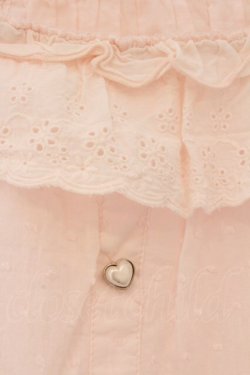 画像2: TRALALA / ドビードットオフショルブラウス  ピンク O-26-03-19-050-LO-BL-OW-OS