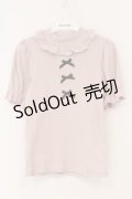 Ank Rouge / 3つリボンカットソー M ピンク O-26-03-19-051-CA-TO-OW-OS