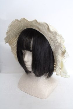 画像1: LIZ LISA / ストローハット  ナチュラル×オフシロ O-26-03-19-1029-LO-AC-IG-OS