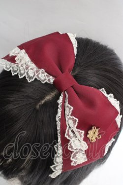 画像2: Amavel / Classique Dolly Ribbon スリーピン  ワイン O-26-03-19-1033-CA-AC-IG-OS