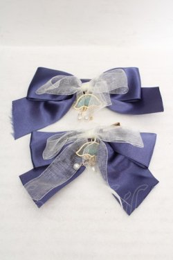 画像1: Amavel / Jerryfish Aquariumリボンクリップ  ブルー O-26-03-19-1035-CA-AC-IG-OS