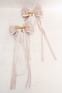 画像2: LIZ LISA / パールアクセ2コセットクリップ  ピンク O-26-03-19-1036-LO-AC-IG-OS