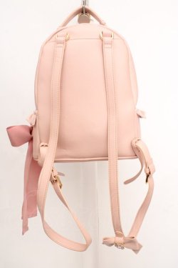 画像3: Maison de FLEUR / Love to my sweet dollリボンリュック  ピンク O-26-03-19-1008-LO-BG-IG-OS