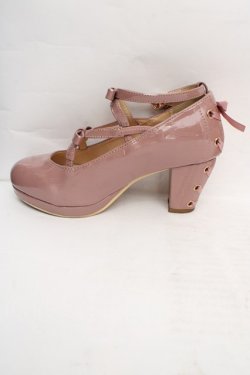 画像8: axes femme / エナメルレースアップパンプス S ピンク O-26-03-19-1016-AX-SH-IG-OS