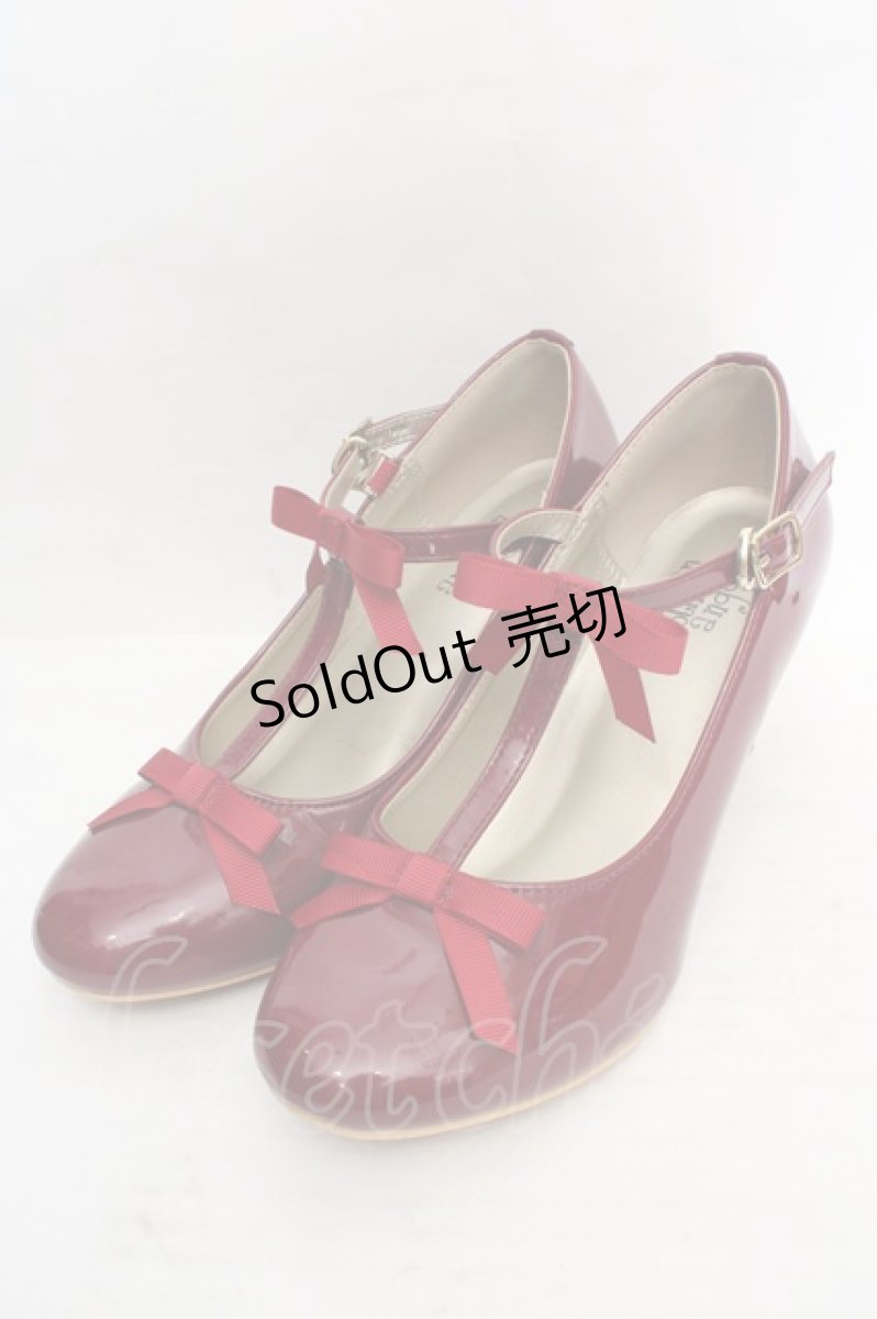 画像1: an another angelus / Tストラップリボンパンプス S アカ O-26-03-19-1017-CA-SH-IG-ZTK049 (1)