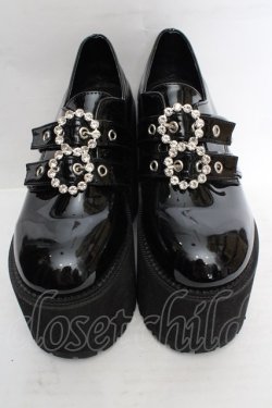 画像2: Bubbles / 厚底ローファーシューズ 36 クロ O-26-03-19-1018-CA-SH-IG-OS