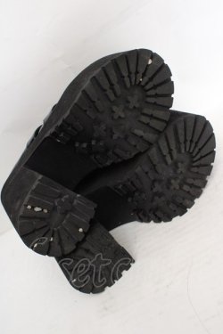 画像4: Bubbles / 厚底ローファーシューズ 36 クロ O-26-03-19-1018-CA-SH-IG-OS