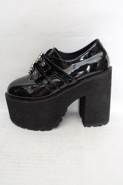 画像6: Bubbles / 厚底ローファーシューズ 36 クロ O-26-03-19-1018-CA-SH-IG-OS