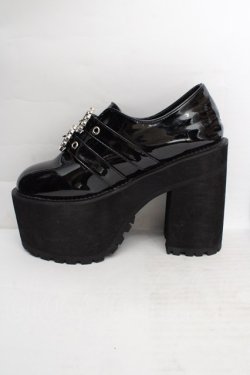 画像8: Bubbles / 厚底ローファーシューズ 36 クロ O-26-03-19-1018-CA-SH-IG-OS