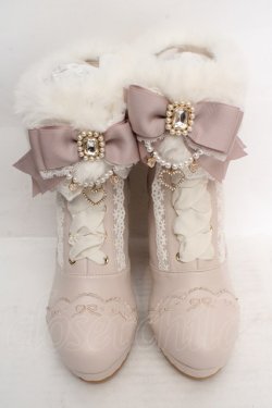 画像2: LIZ LISA / Many Wayファーショートブーツ 2 ピンク O-26-03-19-1020-LO-SH-IG-OS