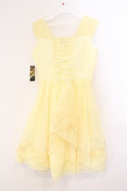 画像4: Secret Honey / Tale As Old As Timeワンピース（実写版 美女と野獣ｖer.） 2 イエロー O-26-03-19-061-CA-OP-OW-OS