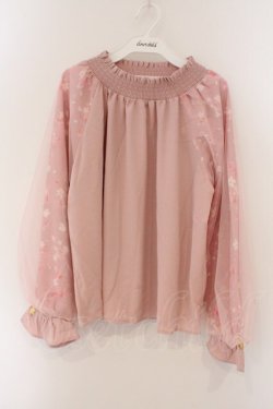 画像1: axes femme / ブルーミングサクラブラウス F ピンク O-26-03-19-064-AX-BL-OW-OS