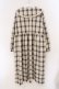 画像3: merry jenny / ベロアフリルチェックワンピース F ベージュ O-26-03-19-008-LO-OP-OW-OS (3)