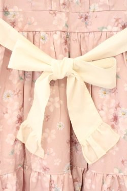 画像3: axes femme / 桜柄ティアードワンピース M ピンク O-26-03-19-066-AX-OP-OW-OS