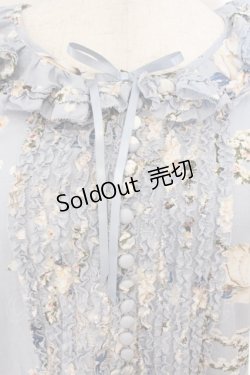 画像2: PINK HOUSE / SWAN LAKEプリントミディワンピース  フォグブルー O-26-03-19-009-LO-OP-OW-OS