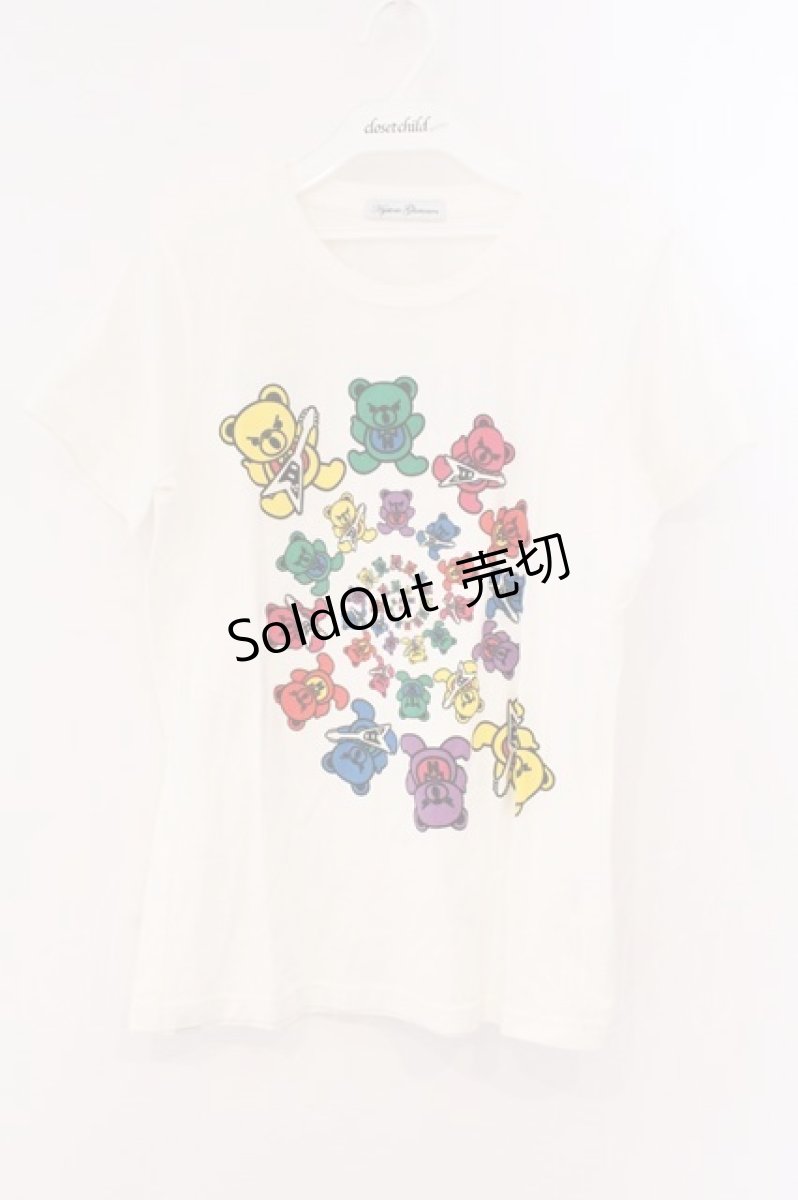 画像1: HYSTERIC GLAMOUR / ベアプリントTシャツ  ホワイト O-26-03-19-075-PU-TS-IG-ZT052 (1)