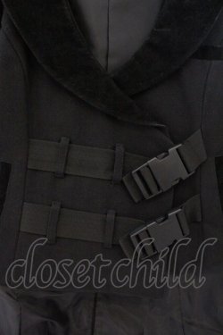 画像2: STIGMATA / ベルテッド燕尾ジャケット S ブラック O-26-03-19-079-GO-JA-IG-OS