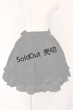 画像1: BABY,THE STARS SHINE BRIGHT / ローズフリルスカート  クロ O-26-03-19-080-BA-SK-IG-OS