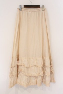 画像4: PINK HOUSE / 裾フリル使いローンスカート  キナリ O-26-03-19-082-LO-SK-OW-OS