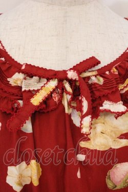 画像2: PINK HOUSE / 幸見うさぎプリントミディワンピース  アカ O-26-03-19-010-LO-OP-OW-OS