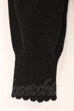 画像3: PINK HOUSE / ハート透かし柄ニットカーディガン  クロ O-26-03-19-088-LO-TO-OW-OS