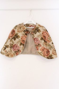 画像1: Kurumi Collaboration / TT*KRゴブランケープ M ベージュ O-26-03-19-091-GO-TO-IG-OS