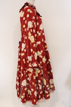 画像5: PINK HOUSE / 幸見うさぎプリントミディワンピース  アカ O-26-03-19-010-LO-OP-OW-OS