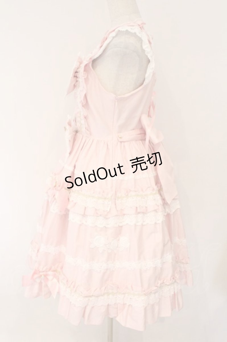 画像6: BABY,THE STARS SHINE BRIGHT / Rose Lace Rococoジャンパースカート  ピンク O-26-03-19-094-BA-OP-IG-OS (6)