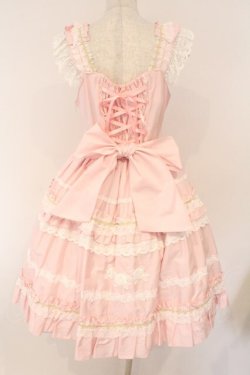 画像7: BABY,THE STARS SHINE BRIGHT / Rose Lace Rococoジャンパースカート  ピンク O-26-03-19-094-BA-OP-IG-OS