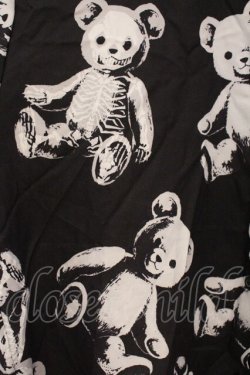 画像2: Drug Honey / スケルトンテディ半袖シャツ  ブラック O-26-03-19-011-PU-BL-IG-OS