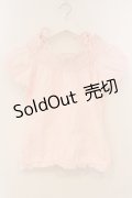TRALALA / カットワークオフショルブラウス  ピンク O-26-03-19-013-LO-BL-OW-OS