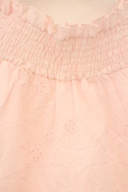 画像2: TRALALA / カットワークオフショルブラウス  ピンク O-26-03-19-013-LO-BL-OW-OS