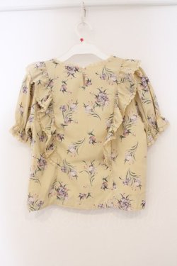 画像3: An MILLE / チューリップ柄ブラウス  イエロー O-26-03-19-015-EL-BL-OW-OS