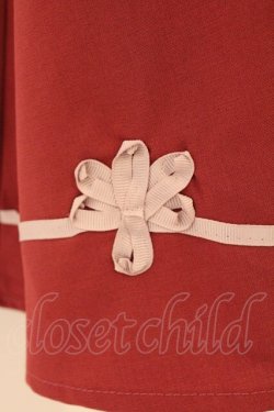 画像3: Amavel / チャイナモチーフ付フレア袖ワンピース F アカ O-26-03-19-016-CA-OP-OW-OS