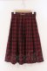 画像1: Fi.n.t / チェックプリーツスカート F アカ O-26-03-19-003-CA-SK-OW-OS (1)