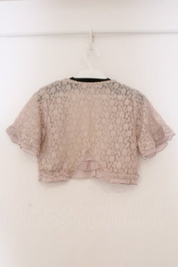 画像3: axes femme / 総レースボレロ M ピンク O-26-03-19-022-AX-TO-OW-OS