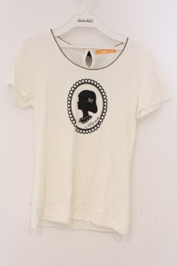 画像1: Fi.n.t / カメオptTシャツ F アイボリー O-26-03-19-026-CA-TO-OW-OS