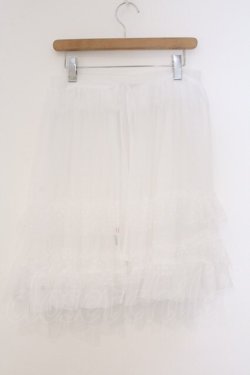 画像3: virally / チュールエプロン S シロ O-26-03-21-003-PU-ZA-IG-OS