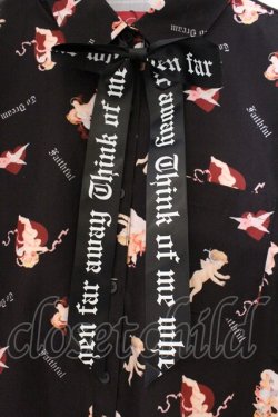 画像2: Jamie エーエヌケー / エンジェルプリントBIGシャツ M クロ O-26-03-21-034-LO-BL-OW-OS